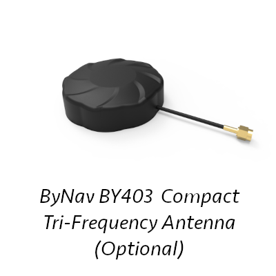 ByNav C2-M20D-U RTK Heading GNSS/INS Receiver (supports dual GNSS antennas, USB-C, 1 cm positioning accuracy, and 0.2° directional accuracy)