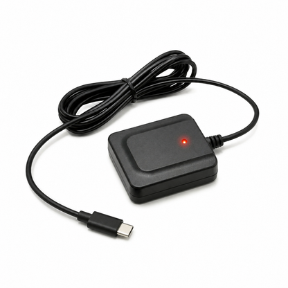 Navisys GR-U01U Industrial Grade USB GNSS Receiver (U-blox M10 "10th Generation" GNSS Chip, 1.5m Accuracy, 18Hz Update Rate, Ultra-low Power Consumption, IPX7 Waterproof, Fully EMI Shielded, Operating Temperatures from -40°C to +85°C)