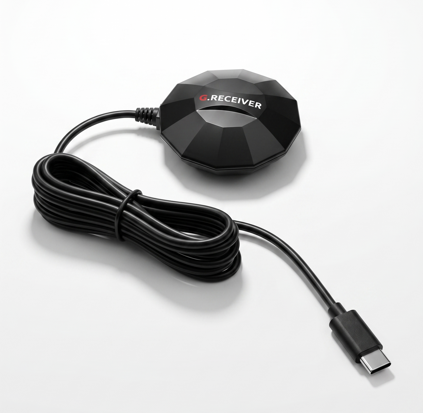 GeoAstra GC-9140KB Industrial-Grade USB-C GNSS Receiver (USB Type-C, 25 Hz update rate, IP67 waterproof, full constellation support, u-blox M9140-KB chip)