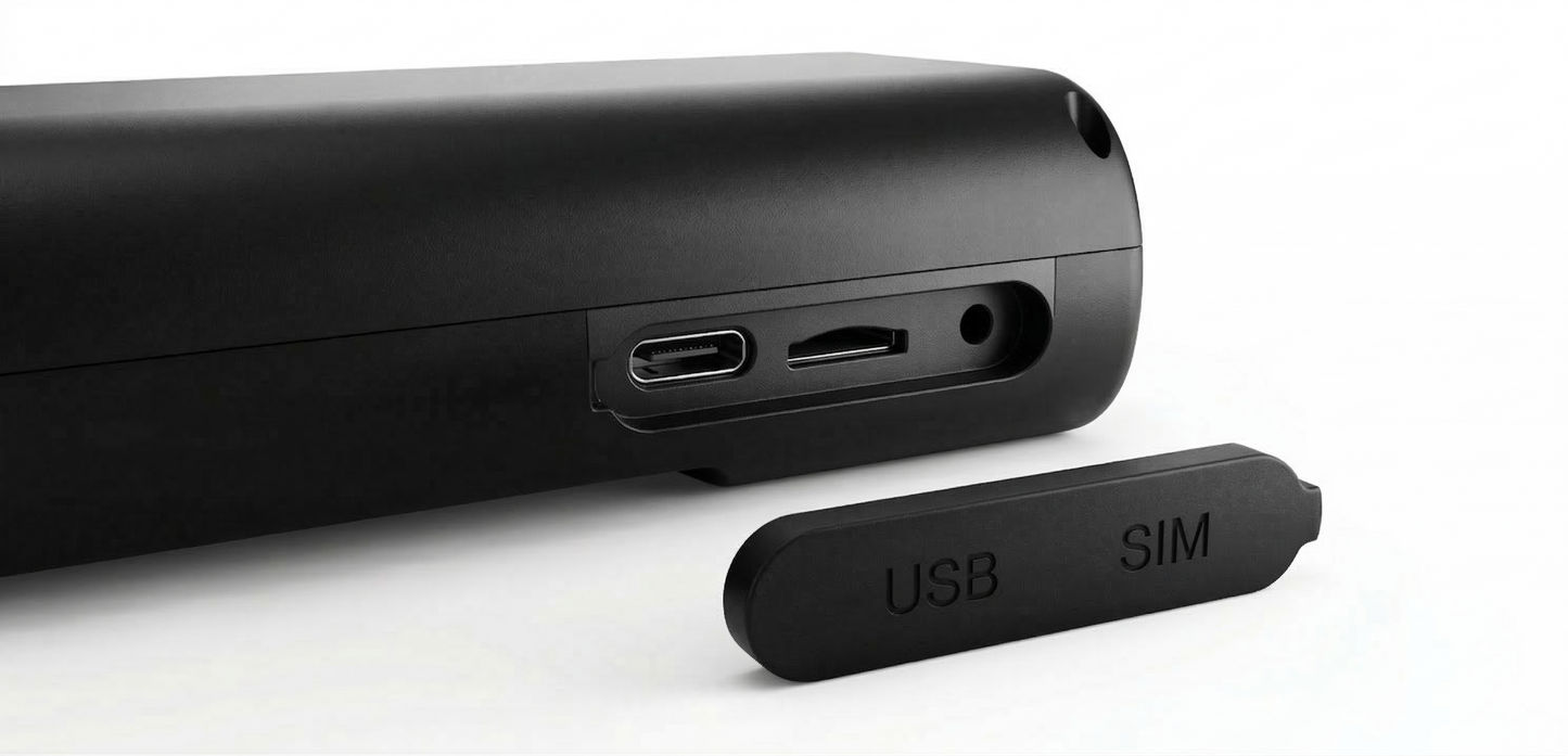 GeoAstra X8-M1 Bluetooth / USB RTK GNSS Receiver (L1, L2 & L5 bands, 4G LTE, Bluetooth / USB Dual Interfaces, IP67 waterproof, 20-hour battery life, ultra-portable at only 104g, 50 cm accuracy standalone, up to 1 cm accuracy with RTK)