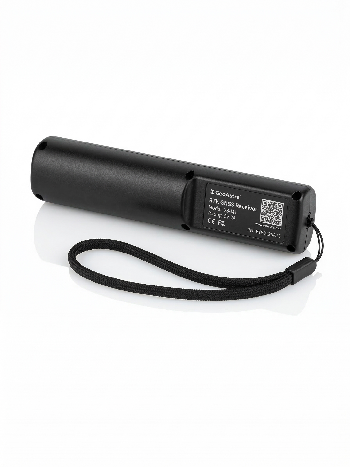 GeoAstra X8-M1 Bluetooth / USB RTK GNSS Receiver (L1, L2 & L5 bands, 4G LTE, Bluetooth / USB Dual Interfaces, IP67 waterproof, 20-hour battery life, ultra-portable at only 104g, 50 cm accuracy standalone, up to 1 cm accuracy with RTK)