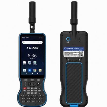GeoAstra Y55G RTK/PPP GNSS Android Device – 1cm RTK Accuracy / 20cm PPP Accuracy, HAS/B2b Satellite Corrections, Full-Band L1/L2/L5 + E6/B2b, Google Play/GMS Supported