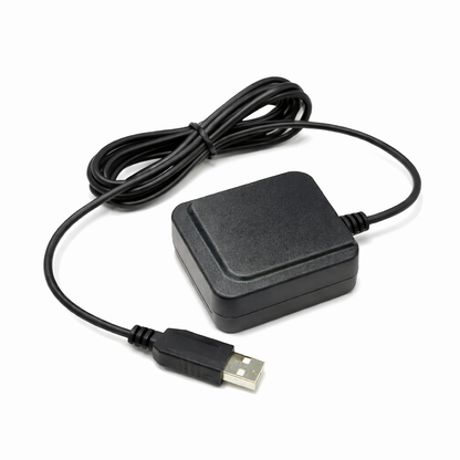 Navisys GR-M02U Industrial Grade L1 + L5 Dual-Band USB GNSS Receiver (1.5m Accuracy, 10Hz Update Rate, IPX7 Waterproof, Fully EMI Shielded, Operating Temperatures from -40°C to +85°C)