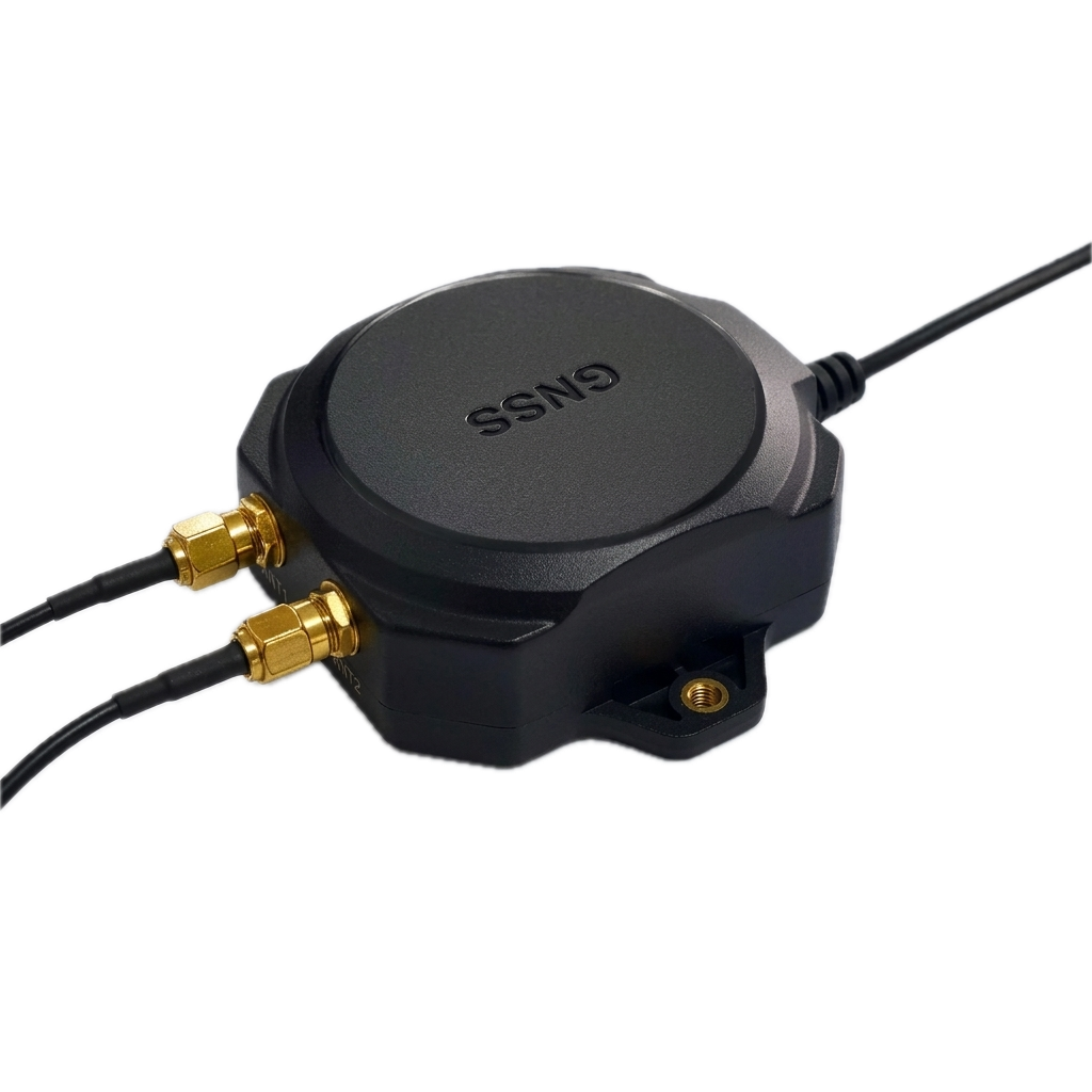 GeoAstra RTU609BT Dual RTK Heading GNSS Receiver (Dual-RTK Engine, Dual-antenna, Bluetooth and USB Dual interfaces, L1, L2 and L5 Tri-Band, up to 0.8 cm position accuracy and 0.2 ° direction accuracy)
