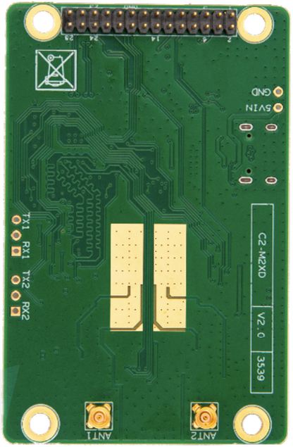 ByNav C2-M20D-U RTK Heading GNSS/INS Receiver (supports dual GNSS antennas, USB-C, 1 cm positioning accuracy, and 0.2° directional accuracy)