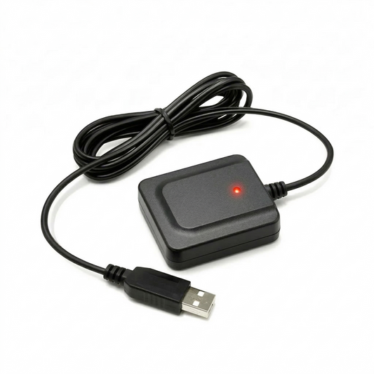 Navisys GR-8018U 50Hz USB GNSS Receiver (u-blox M9V, Indoor UDR “Untethered Dead Reckoning”, Accelerometer & Gyroscope, IPX7 Waterproof, 1.5m Accuracy)